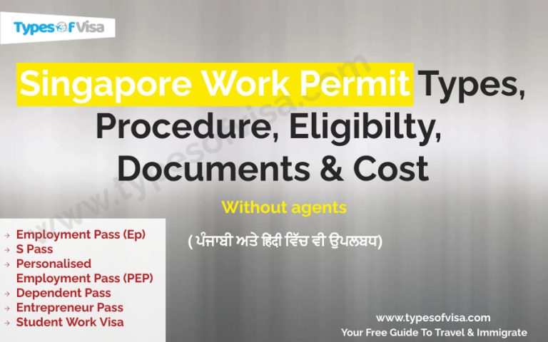 Singapore Work Permit - Types of Visa