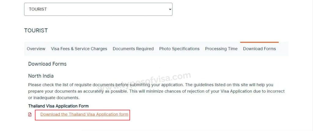 Thailand sticker visa process step 5